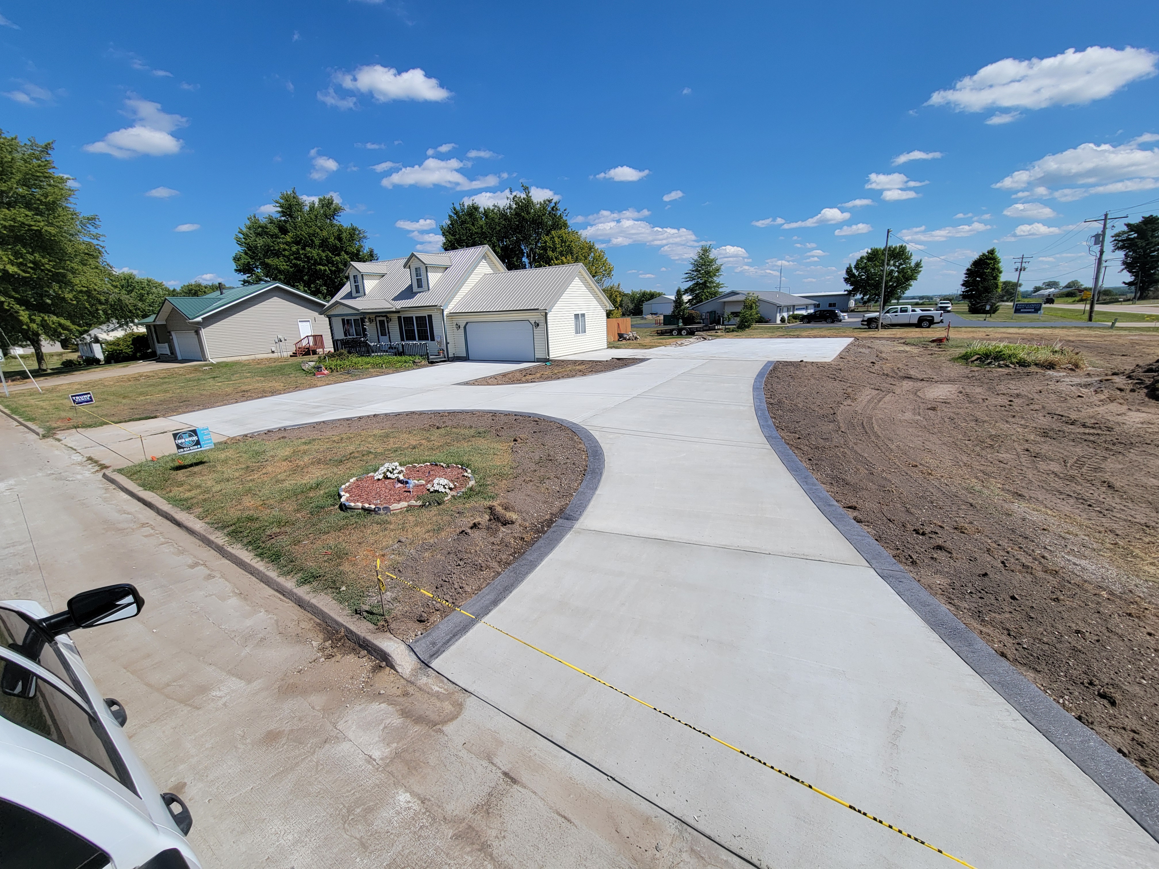 Custom driveway design