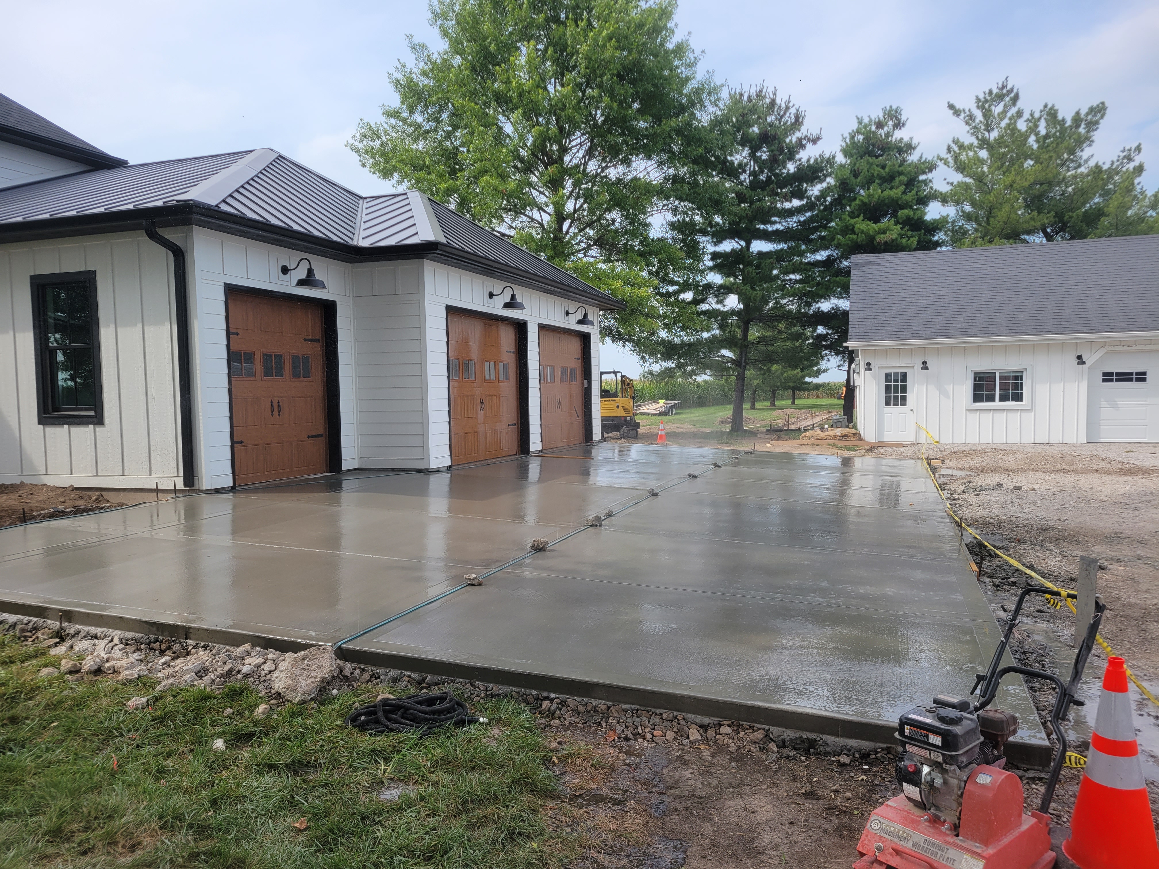Concrete driveway design