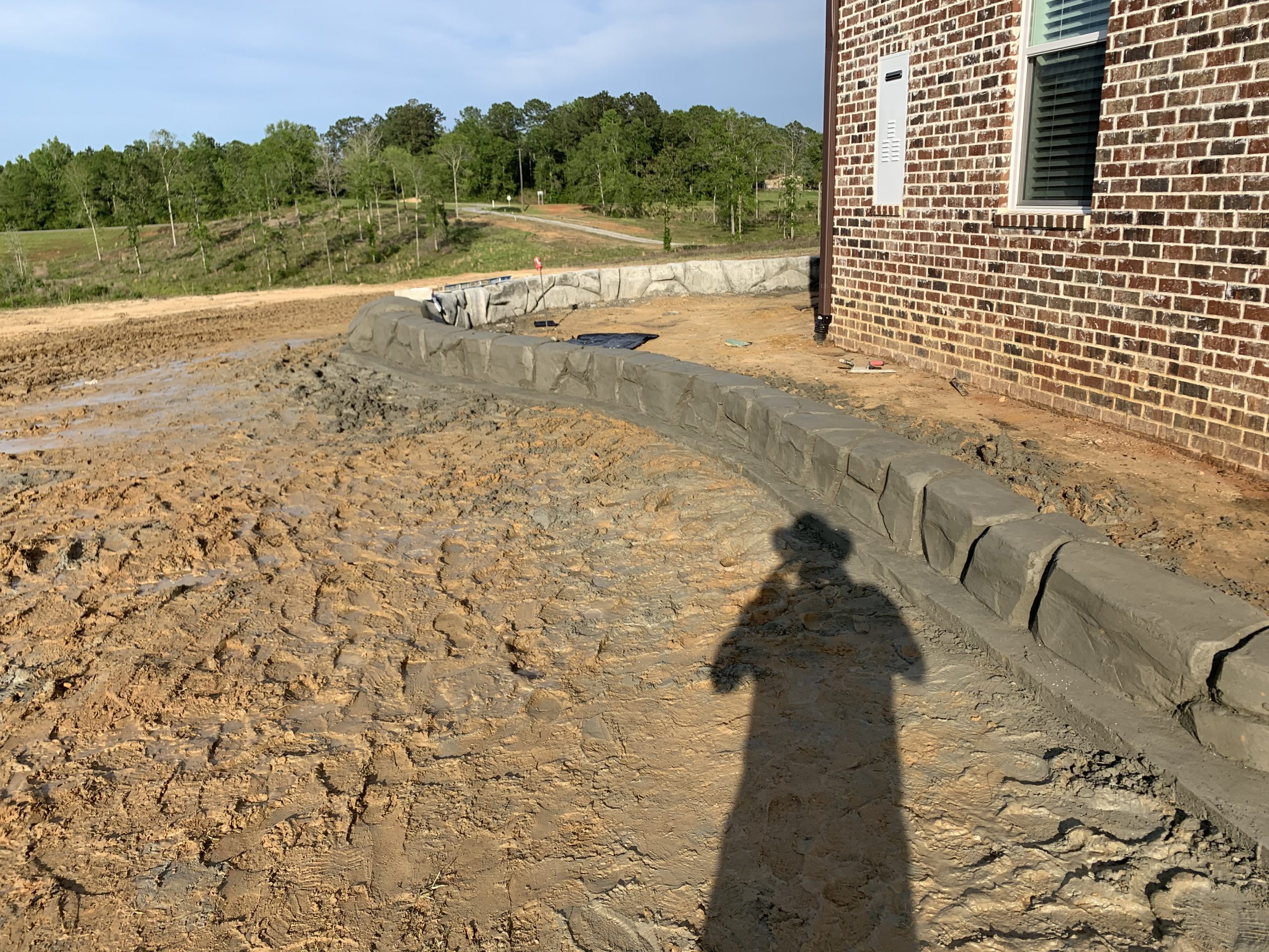 Custom retaining wall design